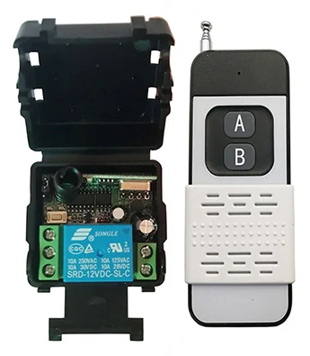500M DC 12V 24V 10A 1CH 1 CH RF Wireless Remote Control Switch System Transmitter + Receiver/lamp/Garage Door/shutters/ window |