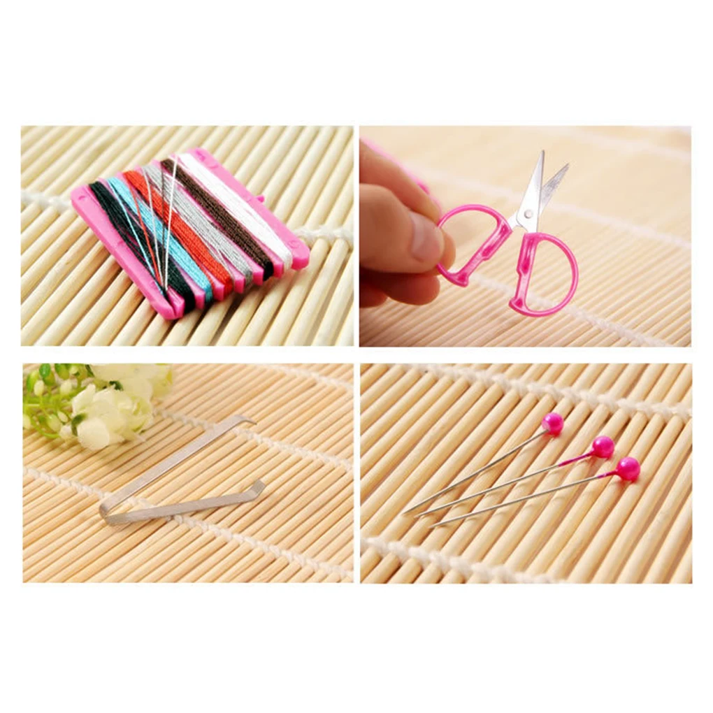 Портативный домашний дорожный пластиковый швейный набор швейные иглы нитки