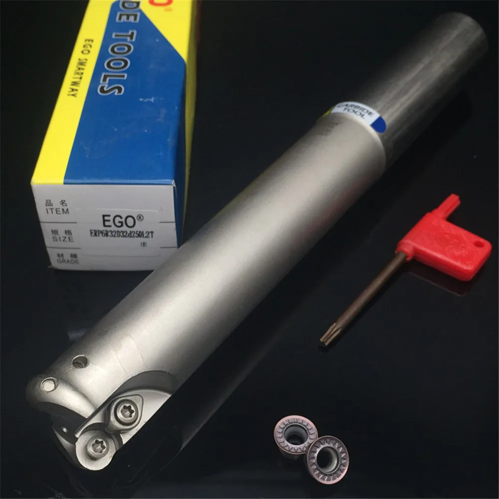 

Держатель фрезы ERP6R32D32d250L2T, угловые круглые концевые фрезы, сферические концевые фрезы, концевые фрезы RPMW1204 EMR6R EMRW6R