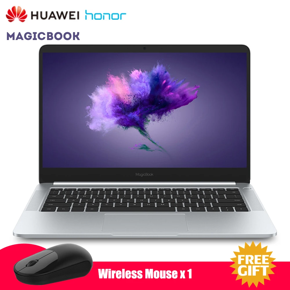 Оригинальный HUAWEI Honor MagicBook 14 дюймов экран Intel Core i5-8250U 8 ГБ ram 256 SSD type-C | Электроника