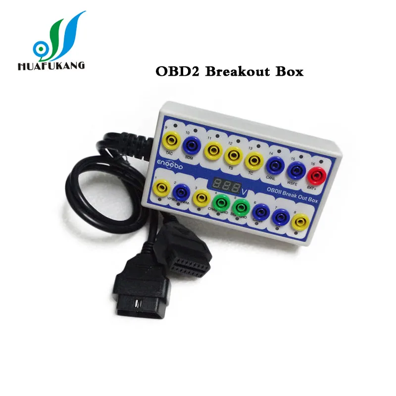 OBD2 секционная коробка OBD II протокол детектор Break Out/коробка диагностический