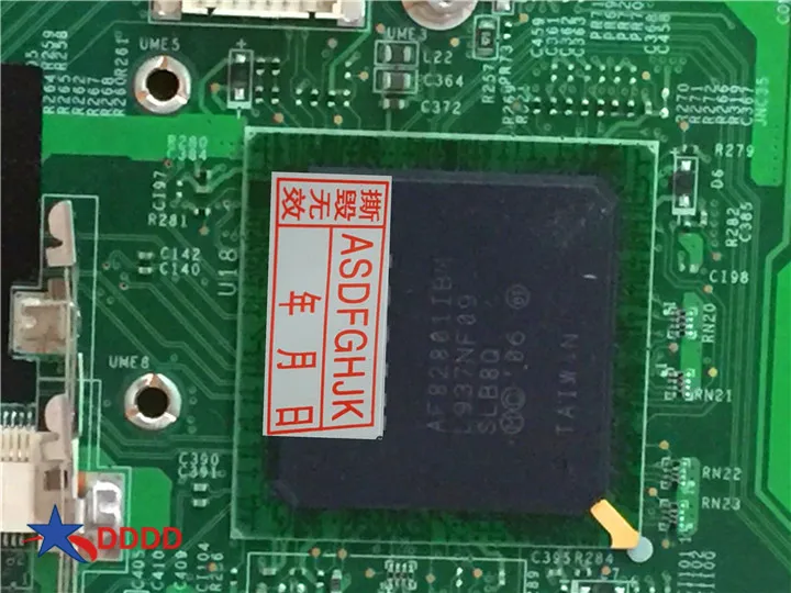 Оригинал для MSI Megabook GX620 GT625 GT627 материнская плата ноутбука ms 16511 1651 полностью