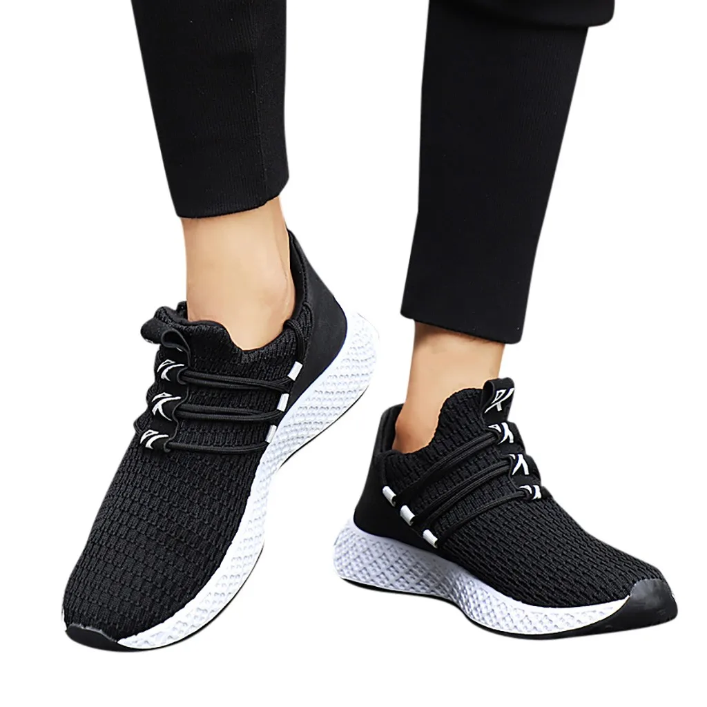 Fashion Men Flying Weaving Sneakers Casual Breathable Shoe Student Shoes zapatos de hombre vestir formal #3 | Обувь