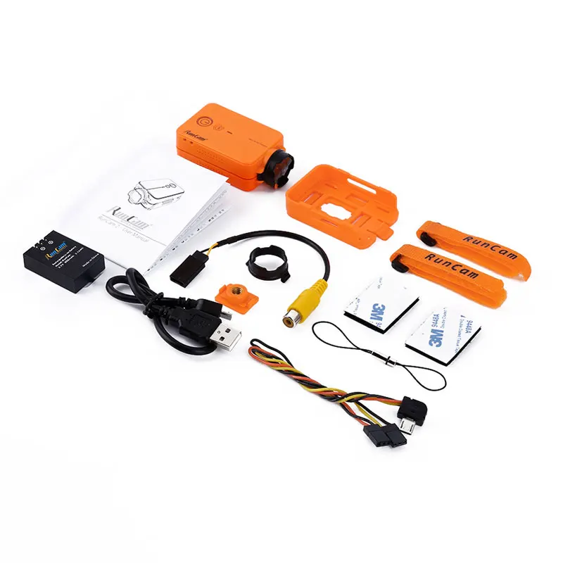 100% оригинальный новый RunCam 2 fpv HD камера AV out FPV RunCam2 1080P 120 Угол WiFi для гоночного дрона