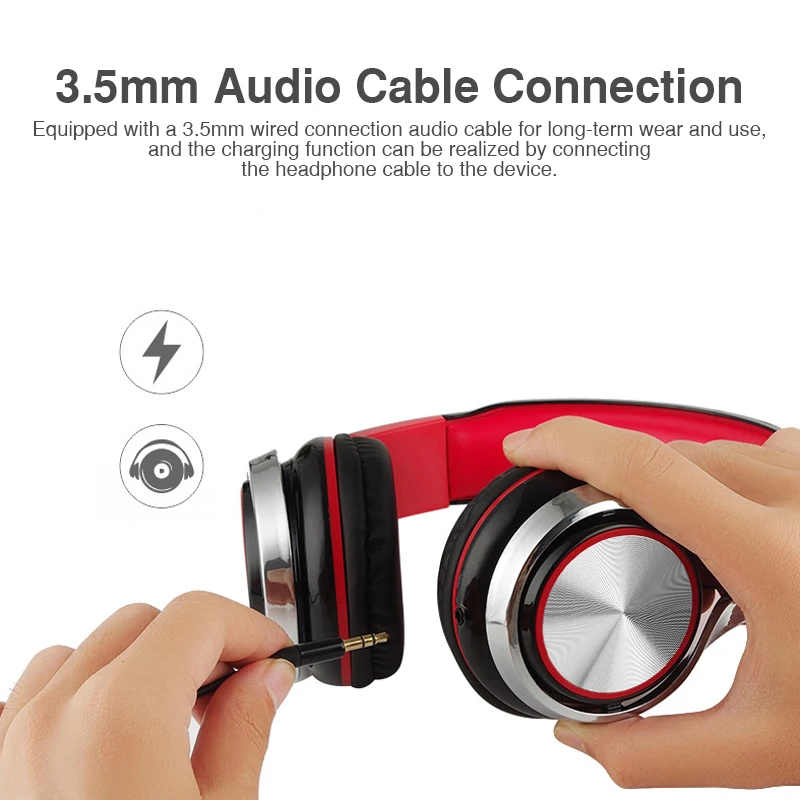 Bluetooth наушники с микрофоном шумоподавление стереогарнитура для геймеров