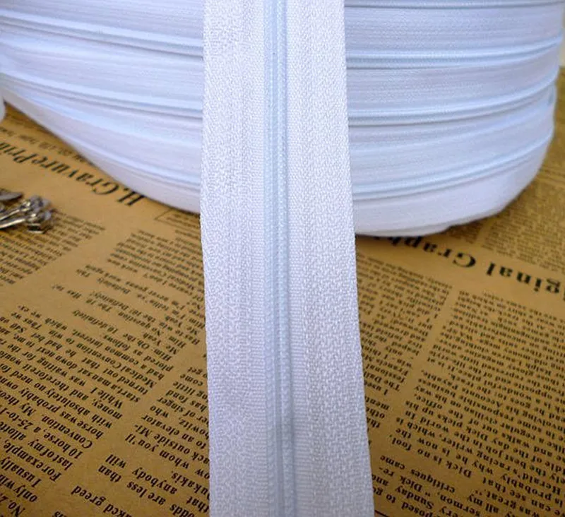 360 ярдов белая/черная нейлоновая молния сделать сумку рюкзак молнии чехол для