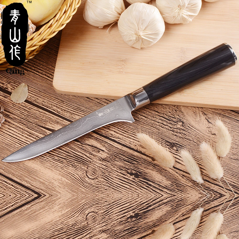 Цин Дамаск 6 дюймовый нож топорик супер ручной работы острый японский VG10 Сталь