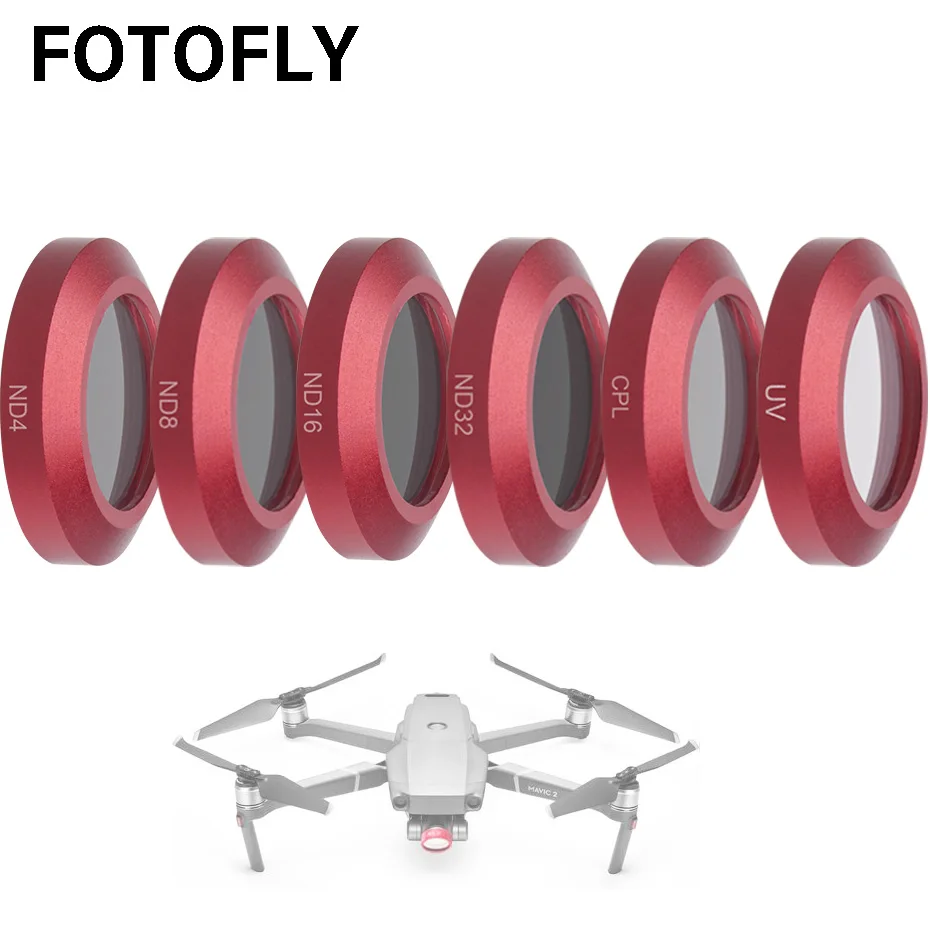 Для Mavic 2 Zoom фильтр для дрона ND 4 8 16 32/Поляризационные защитные фильтры объектива