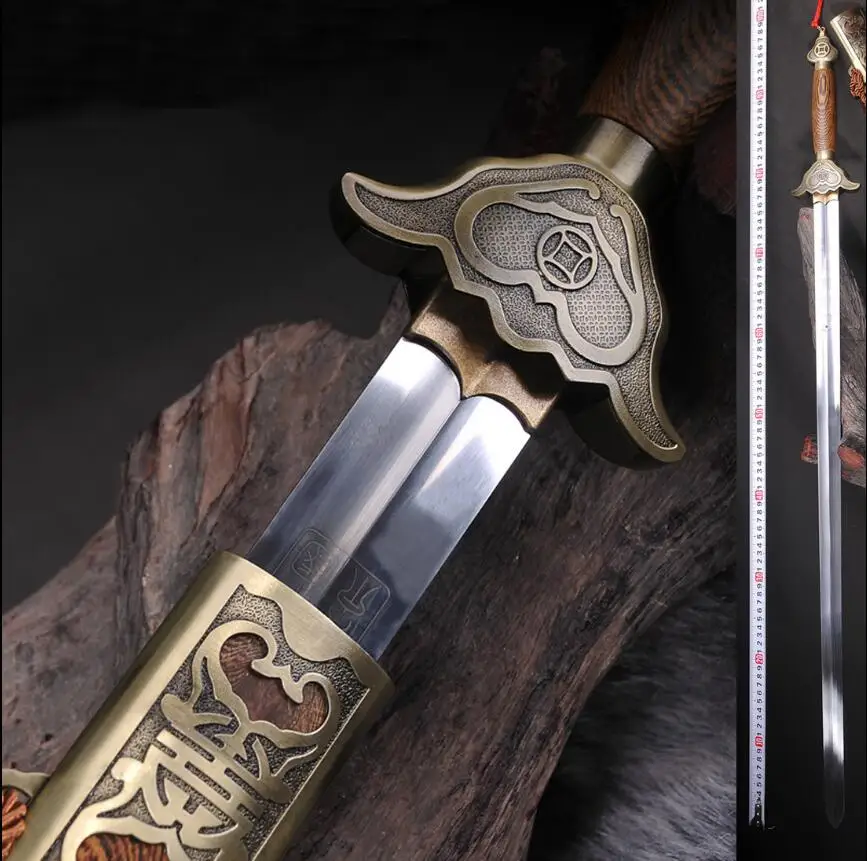 Высокое качество Китайский Меч китайский ушу Цзянь нержавеющая сталь знак