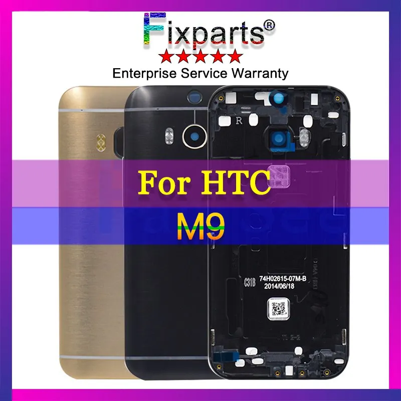 Оригинальный Новый батарейный отсек для HTC M9 Задняя крышка батареи корпус Крышка
