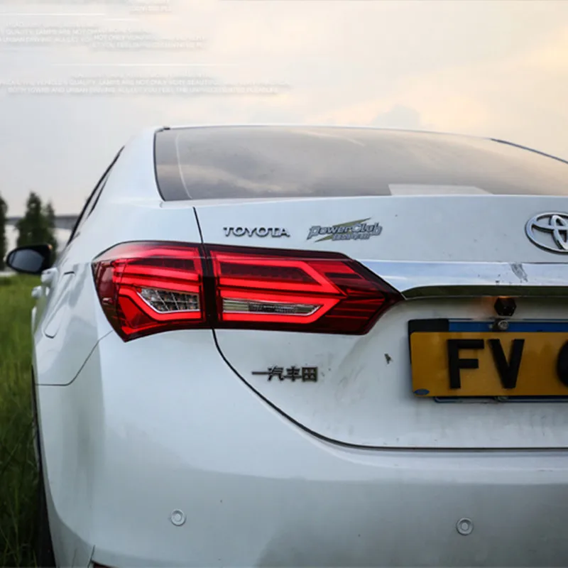 Задний фонарь для Toyota Corolla 2014 2015 2016 2017 2018 задний DRL + сигнал тормоз фонарь|Фара авто