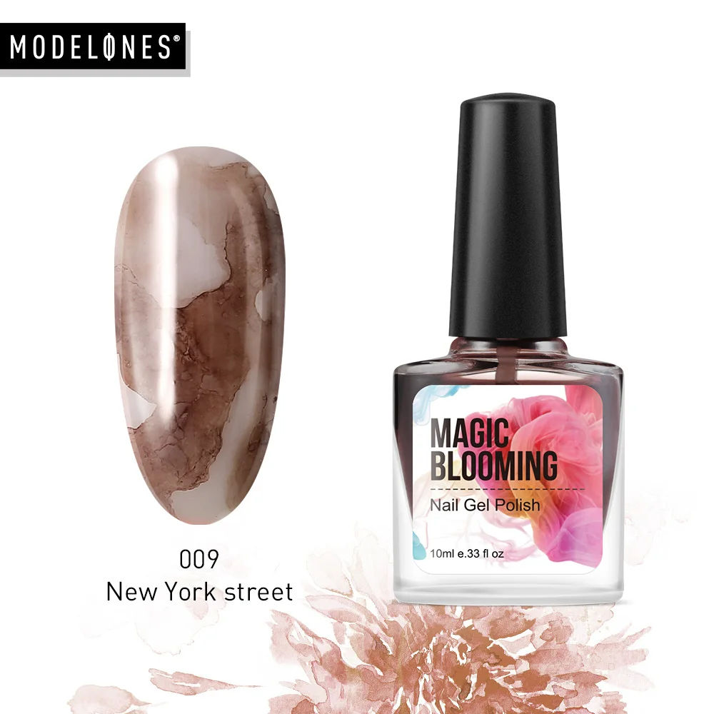 Blossom Gel 09 Modelones Blossom УФ-гель для ногтей DIY Дизайн ногтей Цветущий гель с цветами лак для ногтей впитывающий прозрачный светодиодный гель лак - Цвет: Blossom Gel 09