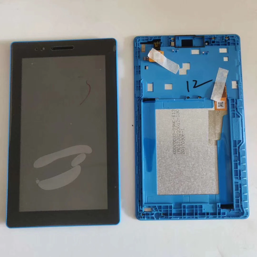 

С рамкой для Lenovo Tab 3 7,0 710 Essential Tab3 TB3 710F 710L 710i, сенсорный экран, дигитайзер, стекло, ЖК-дисплей, сменная рамка