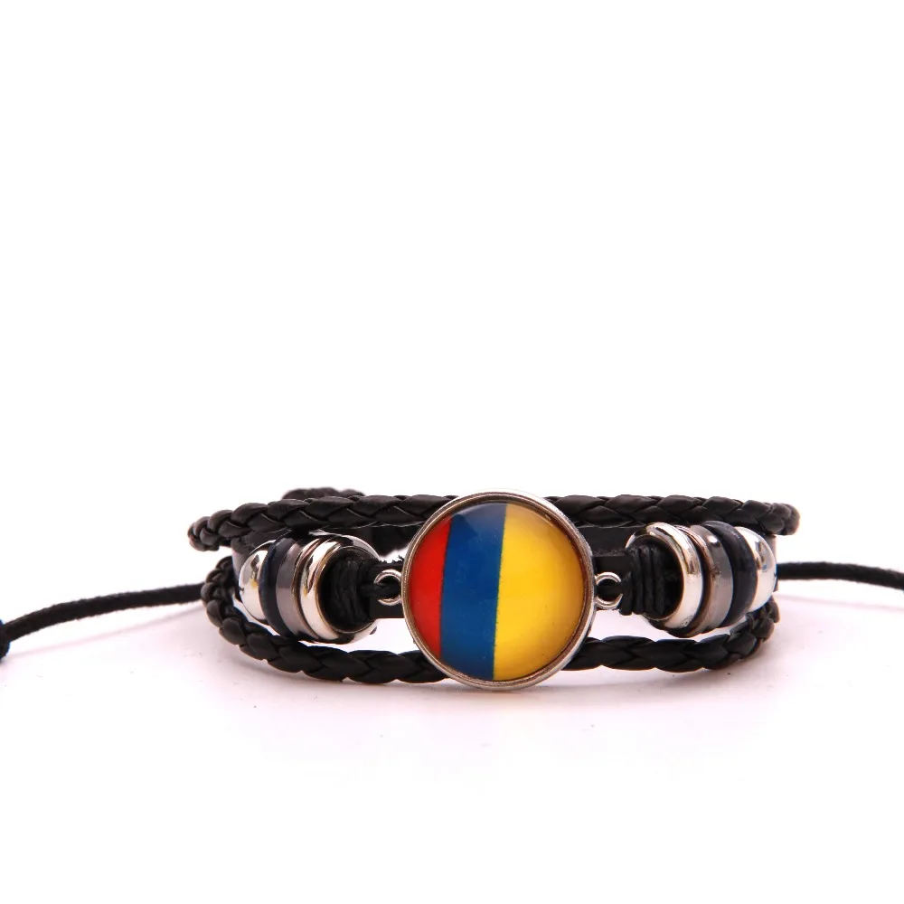 (10 шт./лот) Бесконечность любовь Колумбия страна Подвеска для браслета в форме