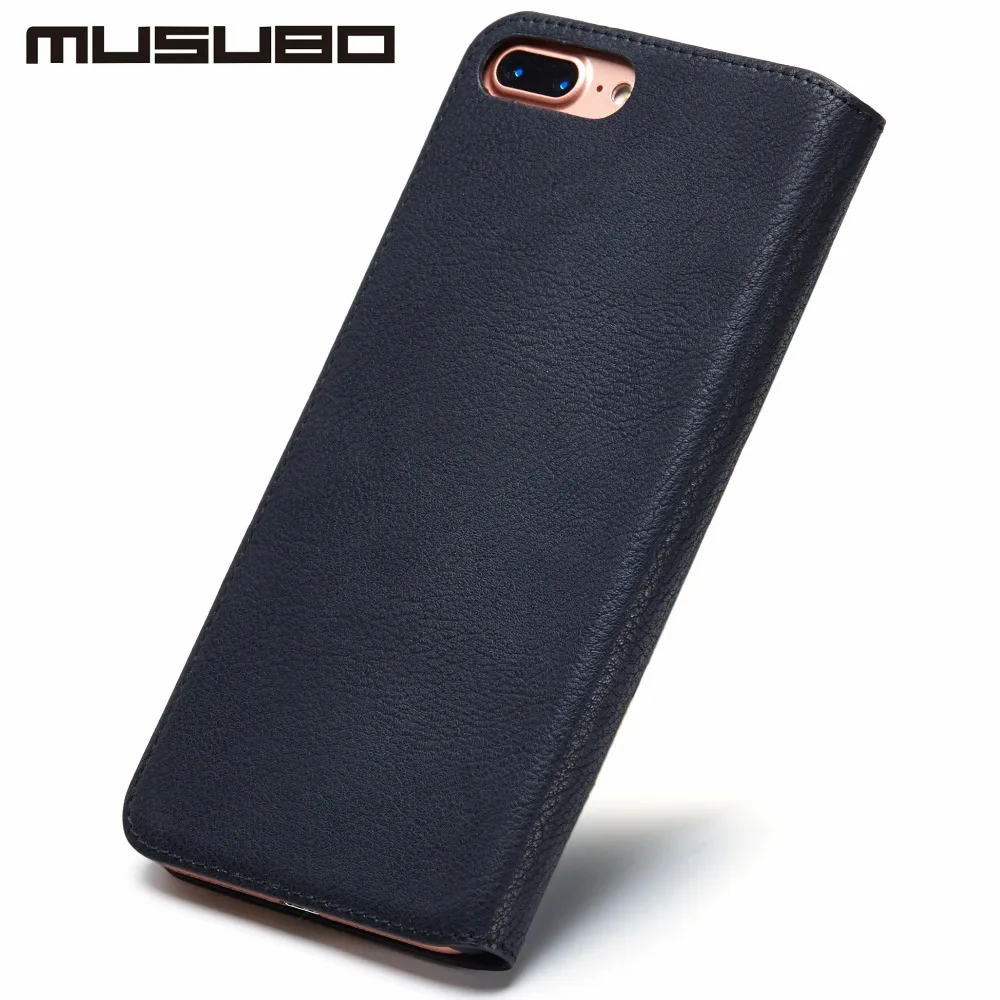 Musubo ультра тонкий телефон case для iphone 7 plus натуральной кожи класса люкс случаи