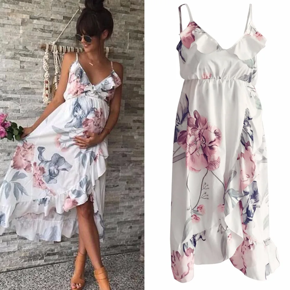 Одежда для беременных платье кормящих мам женщин s-xl женское с цветочным принтом