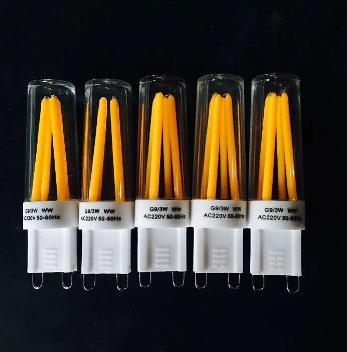 Бесплатная доставка 50 шт./лот 220 В G9 светодиодная лампа 4 Вт с регулируемой