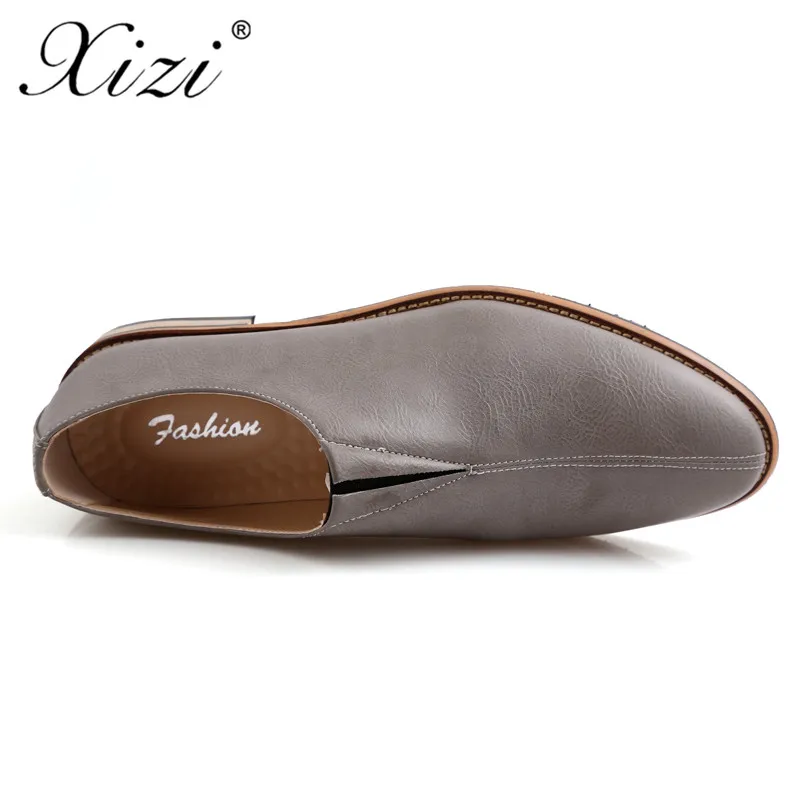 Xizi/модные мужские итальянские кожаные туфли брендовая официальная обувь