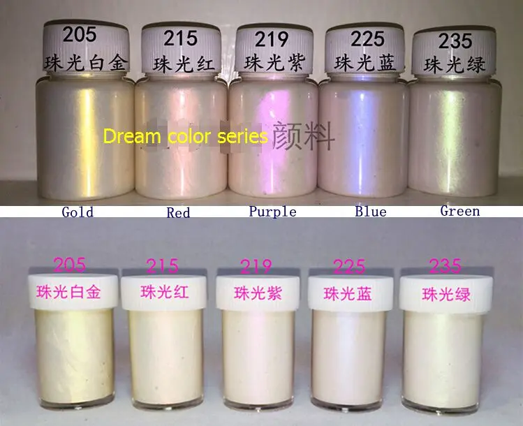 (Смешанные 5 цветов = 500 г) симфоническая перламутровая пудра для блеска ногтей
