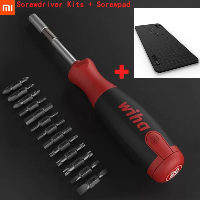 Xiaomi Wiha ежедневно Применение отвертка набор 26-в-1 прецизионных биты с Скрытая журнал Magic Наборы для умного дома