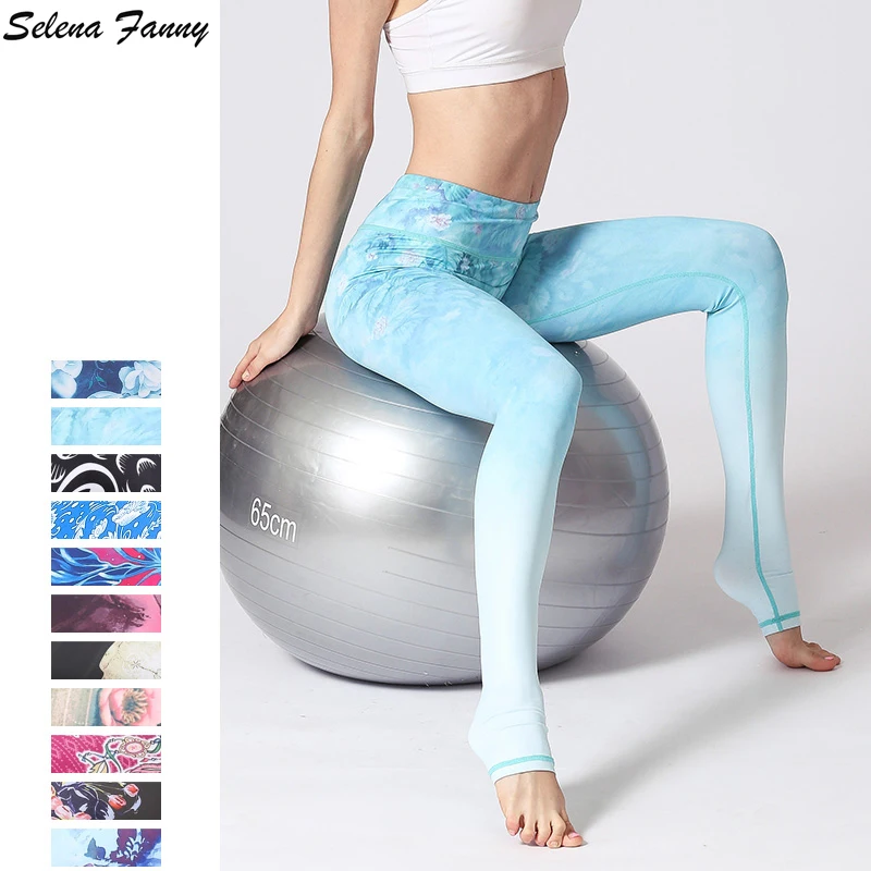 Женские спортивные Леггинсы Selena Fanny быстросохнущие трико с высокой талией для