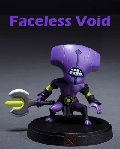 FACELESS VOID 11 типов, 12 см, Dota 2, супергерои, персонаж TI, чемпионат, Защита древних, PC игры, игрушки, ПВХ, фигурка, коллекция - Цвет: FACELESS VOID