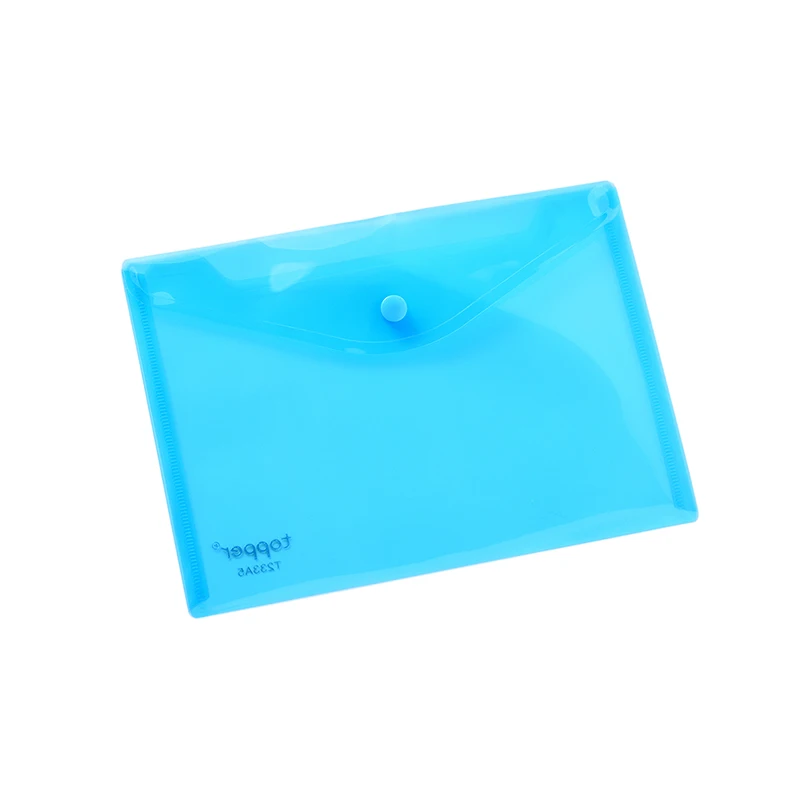 A5 24x17CM blue Папка для документов формата А4, органайзер, прозрачный, печатный, пластик, А5, Сумка для документов, Офисная папка, папка, скрепка для хранения, школьные принадлежности - Цвет: A5 24x17CM blue