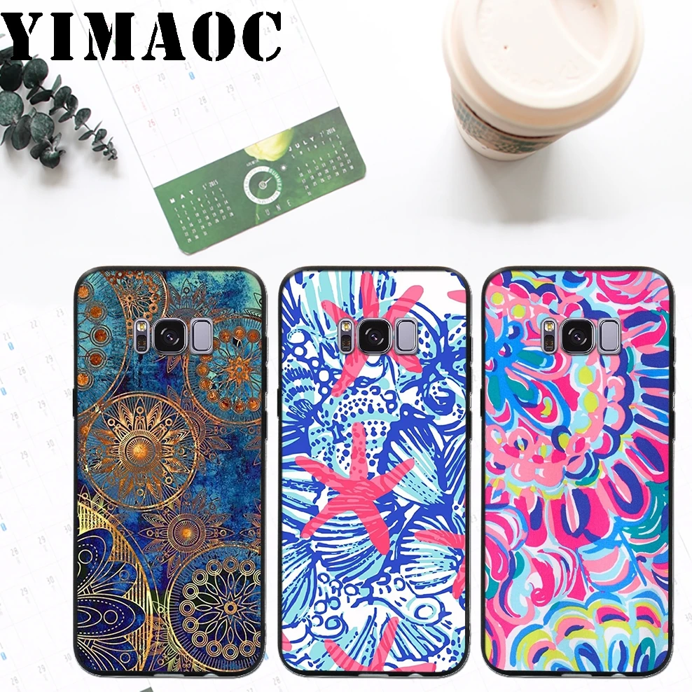 YIMAOC декоративные из мягкого силикона с узором чехол для Samsung Galaxy A3 A5 A6 плюс 2017 2016 S6