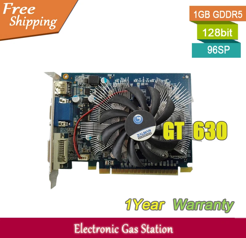 Оригинал Настольных Видеокарта NVIDIA GT 630 1 ГБ GDDR5 128bit 96SP 40-нм DVI VGA HDMI | Компьютеры и