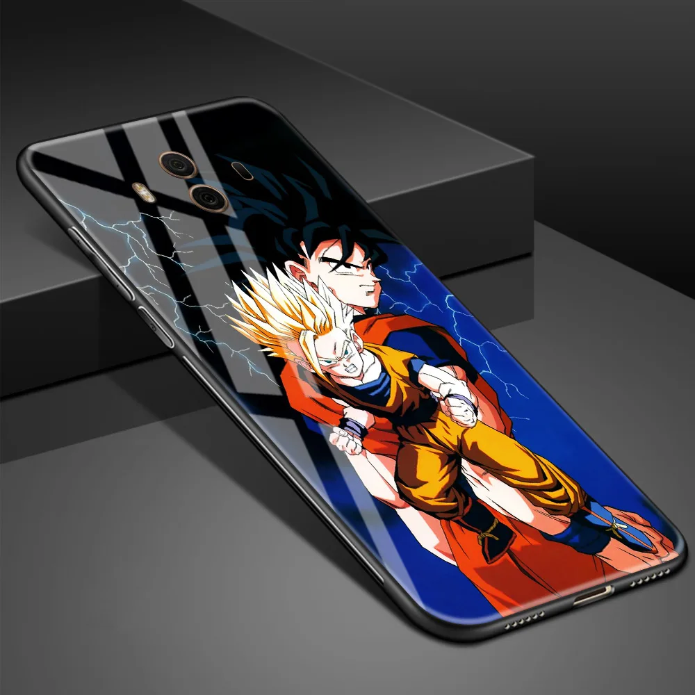 FinderCase чехол для Huawei P10 Dragon Ball 2 чехол из закаленного стекла для Huawei Mate 9 10 Pro P20 Honor V9 V10 Play Nova 3e P20 Lite - Цвет: 01416