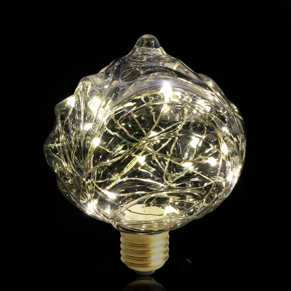 1 шт. AC85 265V Светодиодная лампа E27 светодиодная гирлянда kerst Verlichting прозрачные