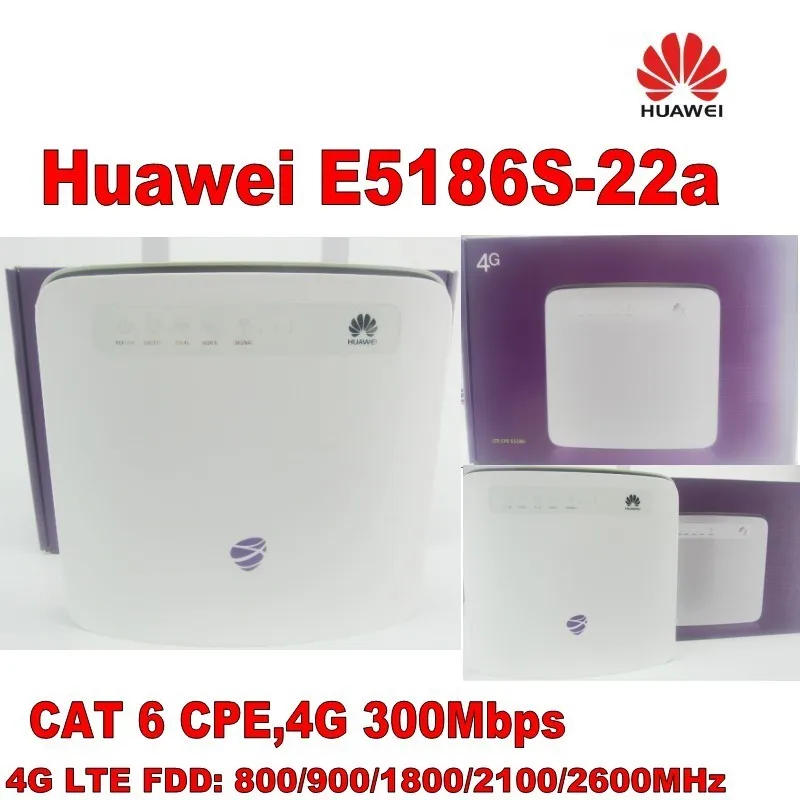 Оригинальный разблокированный беспроводной маршрутизатор Huawei E5186 Cat6 300 Мбит/с