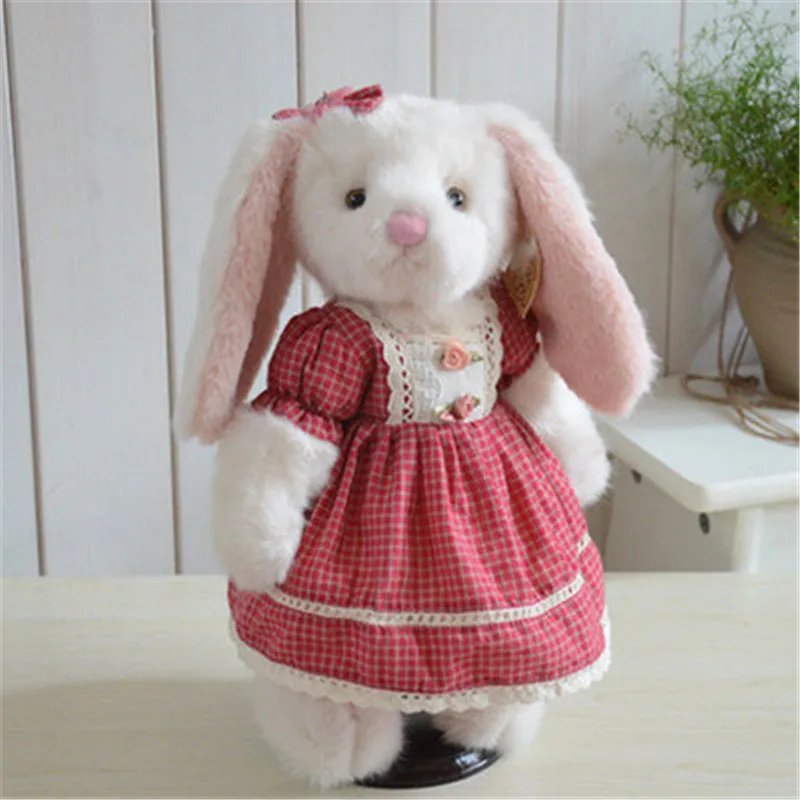 Lovely Bunny Rabbit Plush Toys Soft Sleeping Comfort Peluche Dolls Gift for Baby Kids Lovers High Quality 35cm | Игрушки и хобби