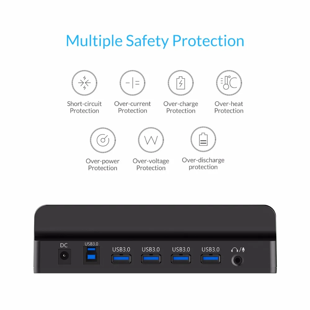 ORICO SH4C2 USB 3 0 концентратор с док станцией 4 1 супер зарядное устройство