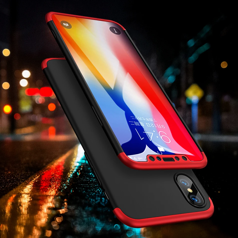 Ультратонкий чехол для телефона Olaf всех видов ухода iPhone X с полным покрытием