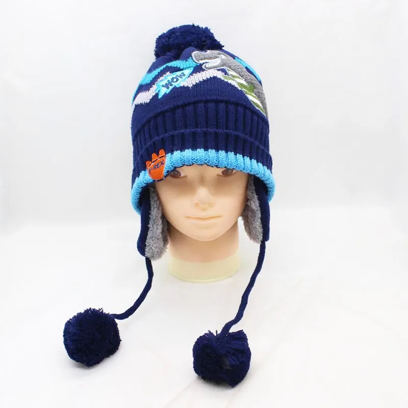Толстые теплые зимние шапки для мальчиков, Skullies Beanies, зимняя шапка, шапки для мальчиков и девочек, шерстяные шапки, шарфы, Балаклава, вязаная маска, шапка