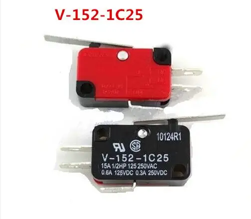 

NEW and original switch V-152-1C25 V1521C25 Travel micro switch DIP3 10PCS/LOT