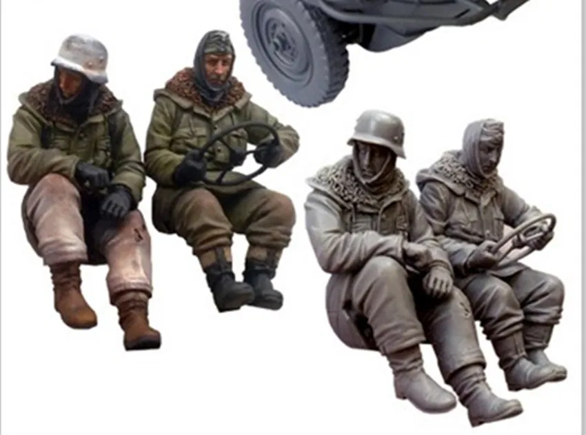1/35 каучуковая фигурка модель комплект Unassambled Неокрашенная 00E37 | Игрушки и хобби