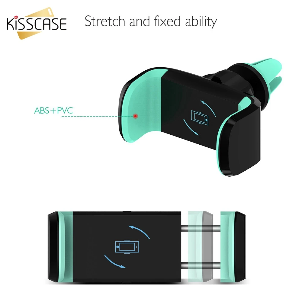 Kisscase pop Универсальный автомобильный держатель телефона для iphone Samsung гнездо 360