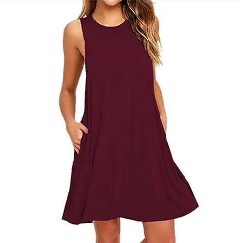 

Stretch maternity dress pregnant women summer clothes sleeveless Slim maternity dress 2021