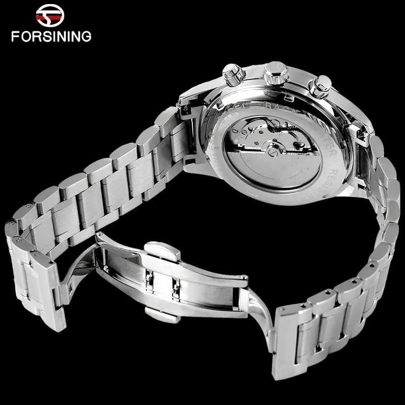 Часы ведущей марки FORSINING Mean Роскошные автоматические механические часы с