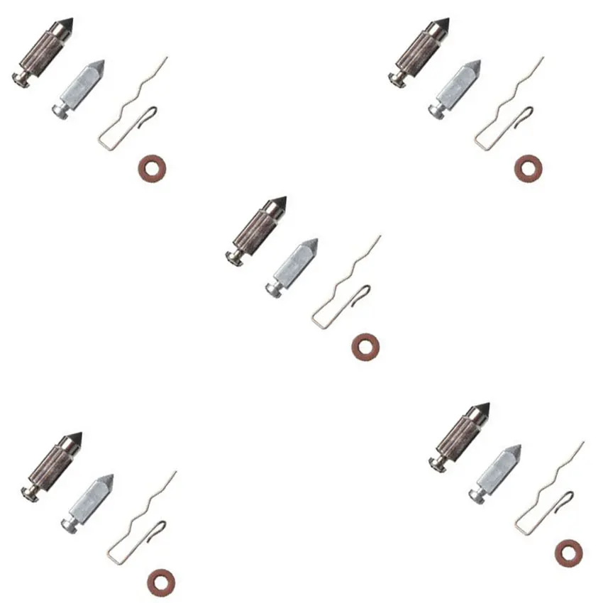 5 комплектов карбюратор Float игольчатый клапан комплект сиденья ДЛЯ Briggs &amp Stratton