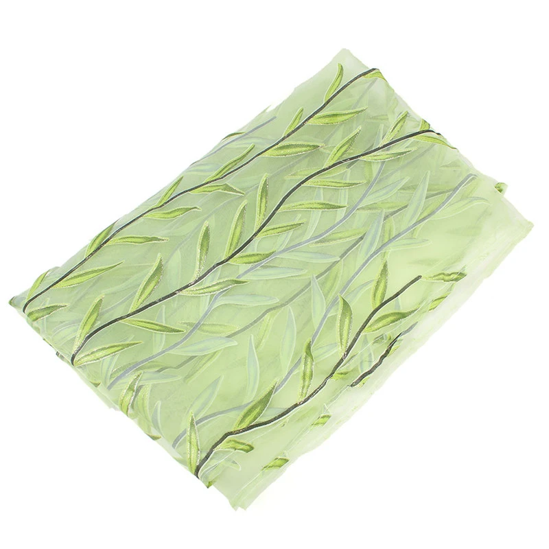 Зеленые тюлевые шторы с вуалью из ивы для гостиной спальни кухни окна