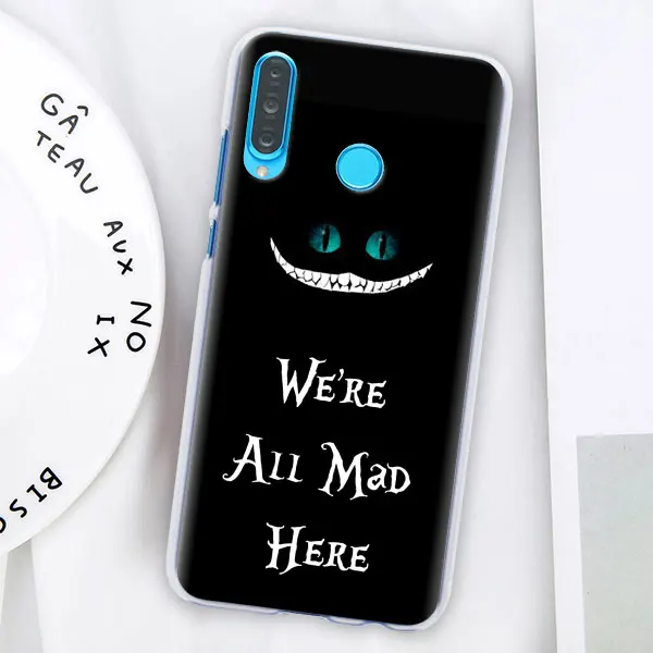 Алиса в стране чудес Чеширский кот чехол для телефона coque для huawei P30 Pro P10 P20 P30 Lite P8 P9 Lite P Smart Plus чехол - Цвет: 005