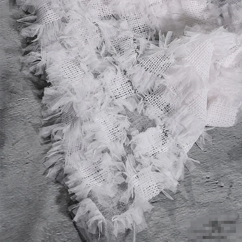 50 см * 130 см/шт. тканая сетка дизайнерские ткани высококачественные женские платья