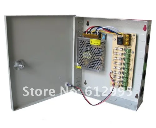 9 Порты и разъёмы 12V 5A блок питания для камеры видеонаблюдения
