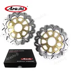 Arashi 2 шт. для KAWASAKI ZZR1400 2006 2007 CNC передние тормозные диски ZZR 1400 ABS 2006-2021 ZX6R Z 800 1000 Z800e ZX10R GTR