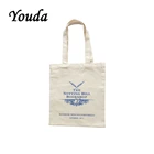 Новая литературная сумка Youda на плечо, вместительная сумочка, простая натуральная холщовая Женская Студенческая портативная тоут для покупок