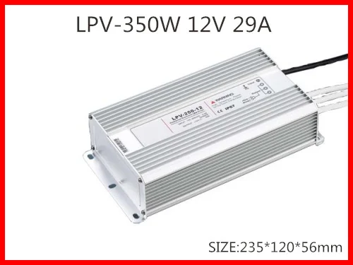 Водонепроницаемый Импульсный источник питания IP67 для светодиодного диска 350 Вт 12