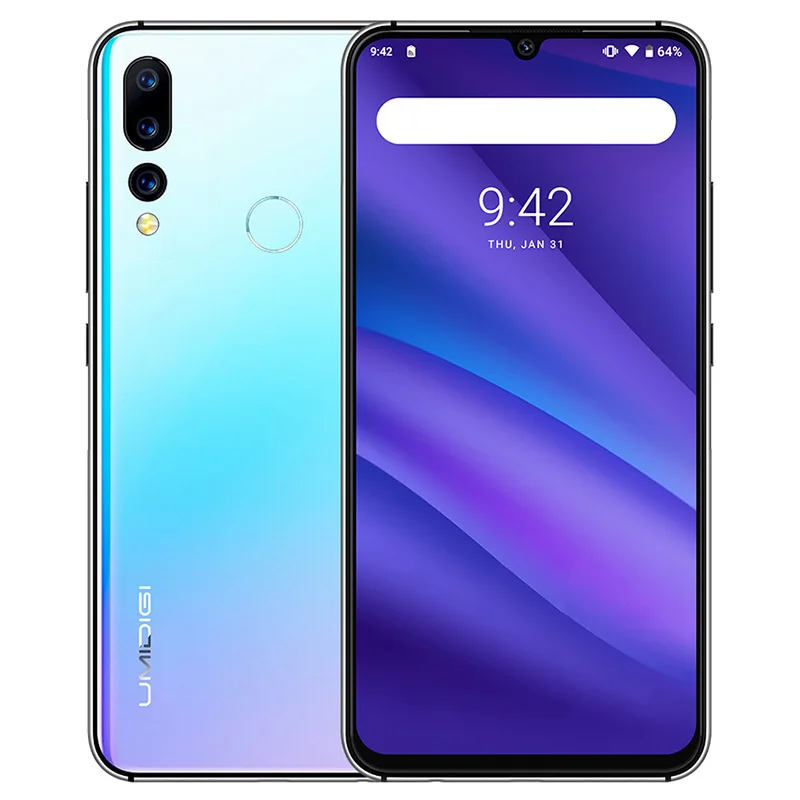 UMIDIGI A5 PRO 4G Phablet 6 3 дюймов Android 9 Helio P23 ARM Mali 4 Гб RAM 32 ГБ ROM 16 0 Мп + 8 МП 5 задняя камера